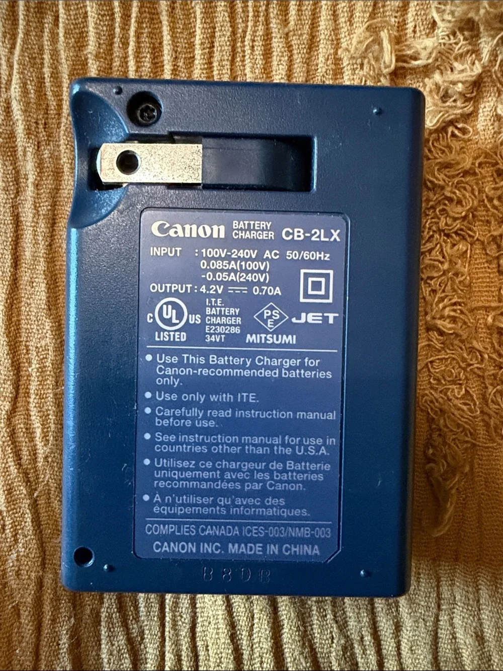 Canon Battery Charger & Rechargeable Battery For Canon NB-5L 3.7V 1500mAH